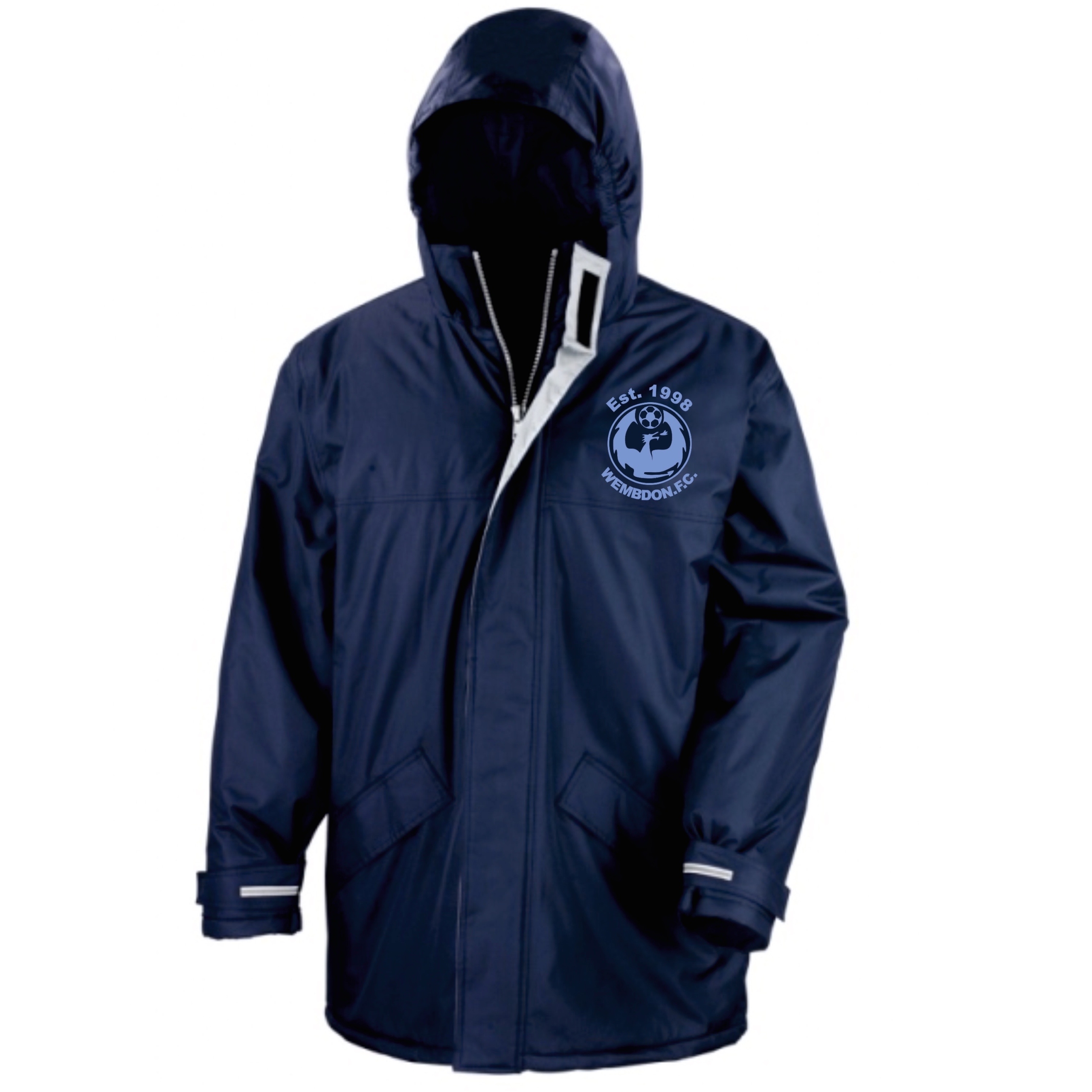 Wembdon FC Unisex Waterproof Coat R207/R207B | Jual Branded Clothing ...