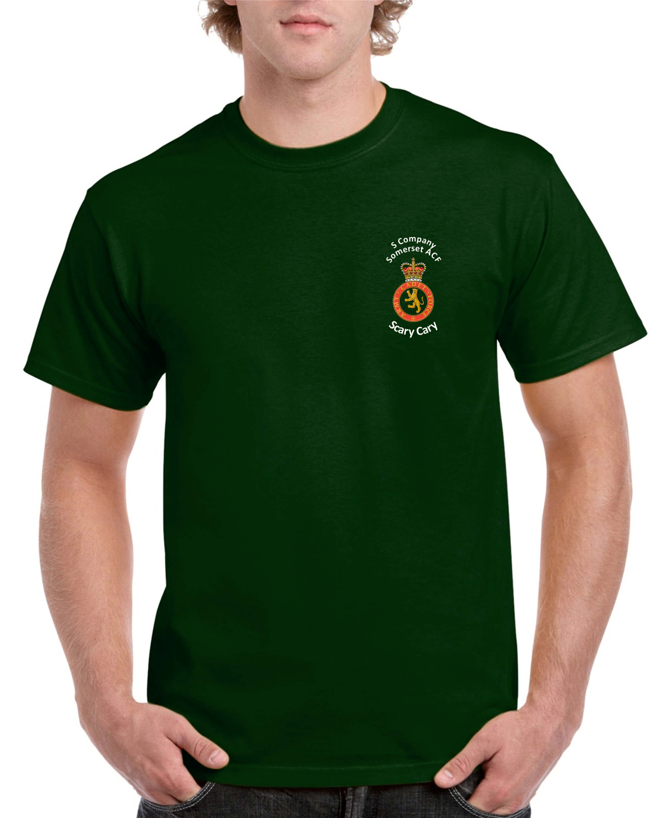 Somerset Army Cadet Force - TShirt - Bottle Green - GD02/GD05B | Jual ...