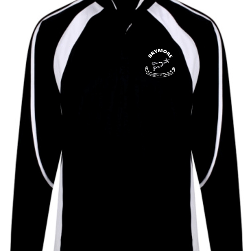 trutex stol-bkw black rugby shirt
