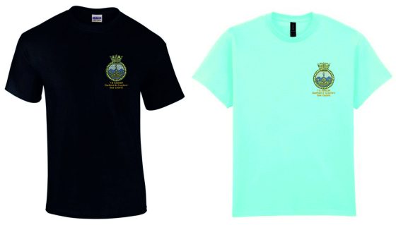 T.S Anson D&C Sea Cadets Adult T-shirt GD02 EMB LB