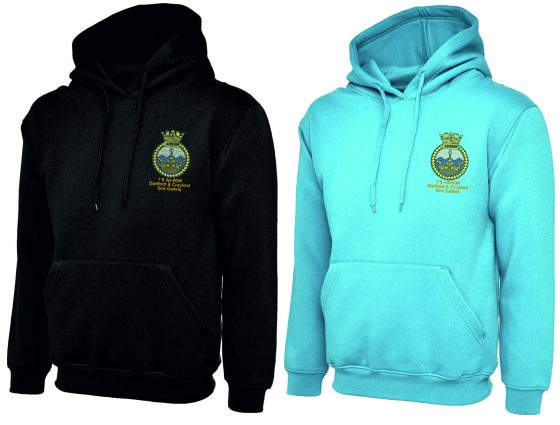 T.S Anson D&C Sea Cadets Adult Zip Up Hoody UC504 EMB LB - Image 2