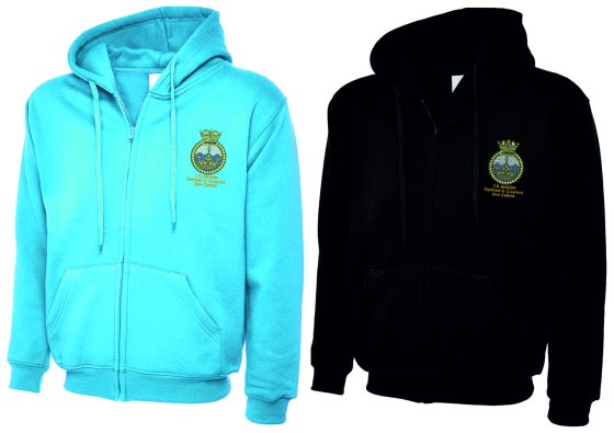 T.S Anson D&C Sea Cadets Adult Zip Up Hoody UC504 EMB LB