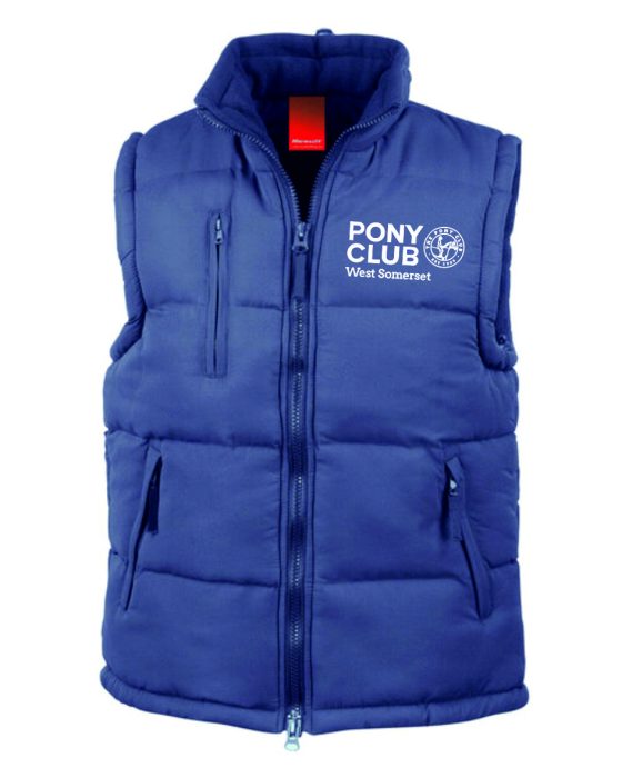 West Somerset Pony Club Bodywarmer - R88/R88B