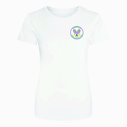 Ladies Cool T-shirt JC005 White - Minehead LTC