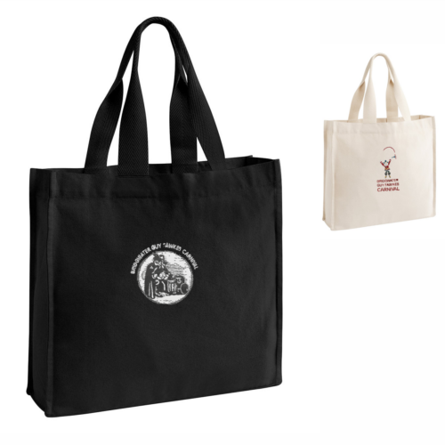 Bridgwater Guy Fawkes Carnival Chevron Handle Shopper Bag - W940